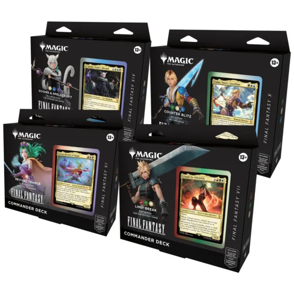 MAGIC THE GATHERING: FINAL FANTASY - BUNDLE 4 COMMANDER DECK (ENG)